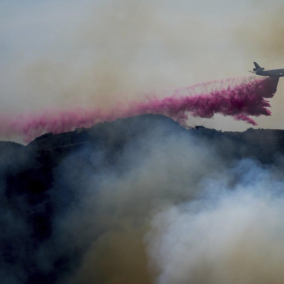 Pink flame retardants are being used to slow California fires. What do we know about them?